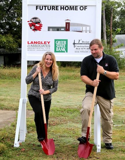 Denise and Chris VandenBerghe, owners of Wild Ace Pizza & Pub, represent the first new business construction in the central business district since Greer City Hall complex opened in 2008.
 
 
 