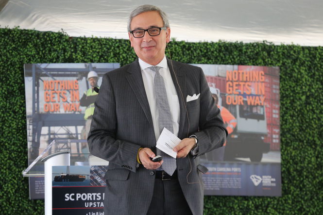 Jim Newsome, S.C. Ports Authority President and CEO, said expansion at the Greer Inland Port will be included in the next fiscal year budget.
 