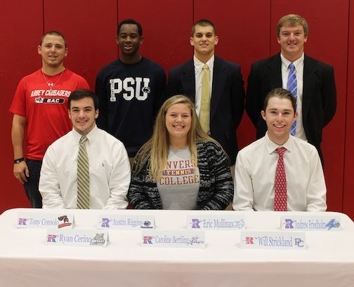 Seven Riverside High School athletes announced their signing with colleges at a ceremony held at the school. See the story (above) and click on the athletes names to visit their individual page for stories and photos.
 