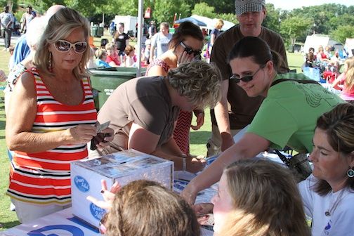 Votes were cast after each competition at City Park on Saturday.