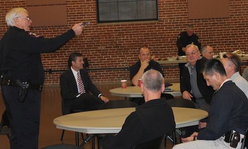 South Carolina police chiefs attended a meeting at the Cannon Centre in Greer on Thursday.
 
 