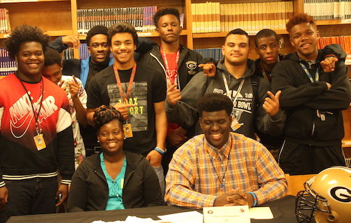 It's time for friends to enjoy the moment with Tyreek Donaldson signing with Fairmont State.
 