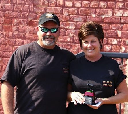 Killer B's BBQ took third place honors in today's barbecue festival in downtown Greer.
 
