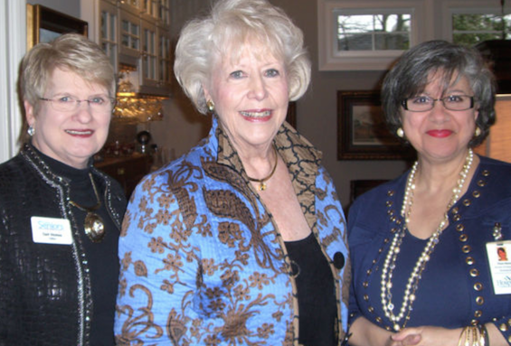 Nancy Welch with Gail Stokes, left and Diane Nelson.
 
 