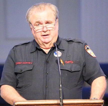 Greer Fire Chief Chris Harvey