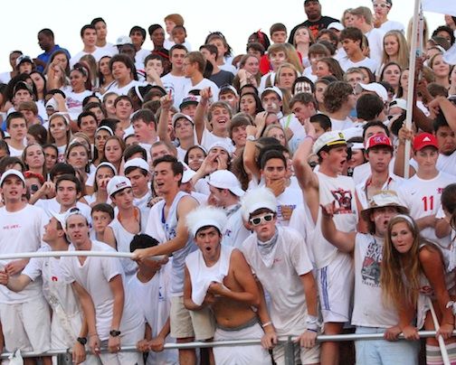 Warrior Nation declared Friday's game a white out. The Riverside Warriors football team left the Eastside Eagles black and blue.
 
