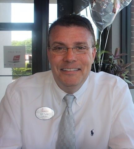 Bill Tyler's Chick-fil-A will have a closing party Friday from 6-8 p.m. 