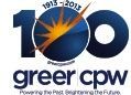 The logo for Greer CPW signals its 100 years serving the greater Greer area.