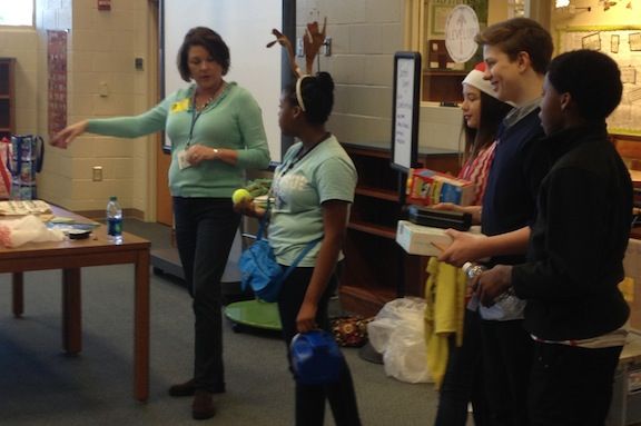 RMS students learn about conserving resources from DHEC speaker.