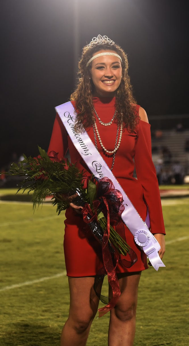 Chase Christ was named the Blue Ridge High School Homecoming Queen.
