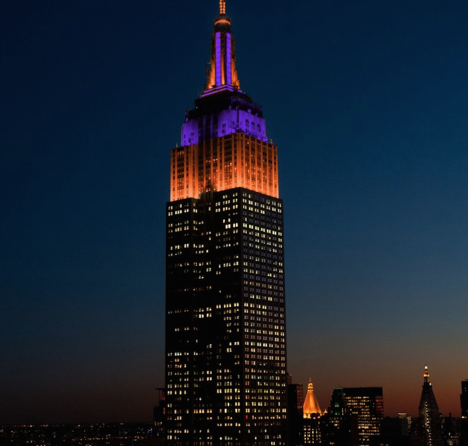 The Empire State Building also honored the Tigers lighting its building in Clemson colors.
 