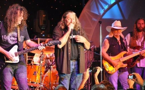 Doug Gray, center, and the Marshall Tucker Band will perform at 8 o'clock tonight at the Family Fest at the main stage at City Park. Gray and the band are pictured performing on a Rock Legends Cruise.