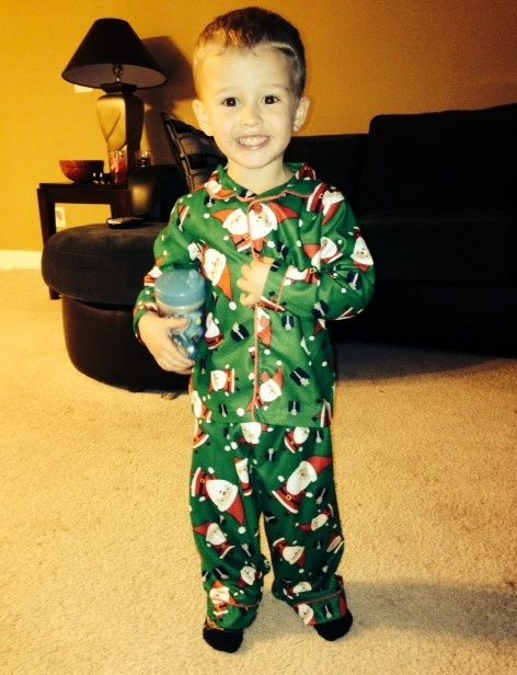 Mason on Christmas Eve 2013 at age 2.
 
 