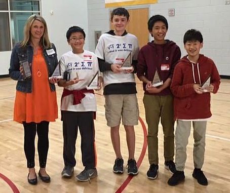Math Count team places third in regional competition
