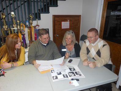 The 2012 Miss Greater Greer pageant begins its week of preparations leading up to Saturday’s competition. Left to right are pageant team members Christina Loftis Welch, Kevin McCall, Debbie Brown and Jared Hembree.