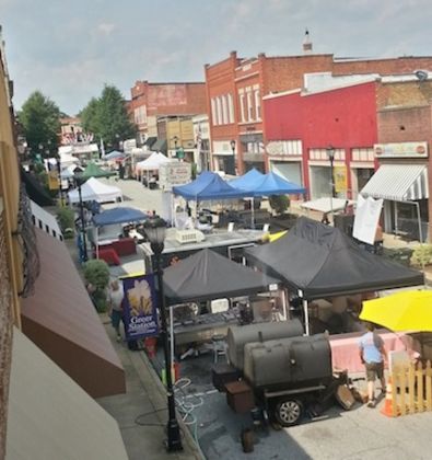 Downtown Greer is where the food and entertainment is all day Saturday ...