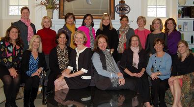 Hope Ball Committee members: Back row left to right: Elizabeth Mann, Susanne Hite, Sharon Reynolds, Allison Mertens, Abbe Weston, Angi Einstein, Garland Mattox, Karen Sherman, Nancy Stephenson. Front Row left to right: Laura Mahaffey, Betsy Varin, Nora Shore, Emily Davis, Jennifer Sterling, Murray Thompson, Annette Ferrell, Kelly Pearce.