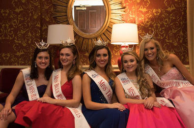 Left to right: Miss Blue Ridge Foothills Teen, Caroline Chandler, Miss Blue Ridge Foothills, Caitlin Drummond, Miss Travelers Rest, Alexis Harder, and Miss Travelers Rest Teen, Tory Abercrombie.
 