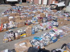 The parking lot will have 100+ pallets for the first auction Tuesday, September 27th.