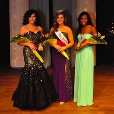 Logan Phillips, center, was selected Miss Spartanburg Methodist College. Allisha Fewell, right, was first runnerup and Brittany Moore was second runnerup.