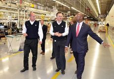 U.S. Senator Tim Scott visited BMW’s manufacturing facility in Greer last week. It was Scott's first visit to the plant.