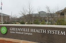 The Greenville Health System signage on the Greer Memorial Campus was unveiled today.