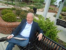 Perry Williams announced his re-election bid for Greer CPW commissioner today at a press conference at Greer City Park.