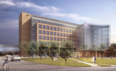 The seven-story 198,000-square-foot facility will be an expansion of the existing Gibbs Cancer Center on Highway 14. An overhead corridor will connect the Pelham Medical Center to the cancer center.
 