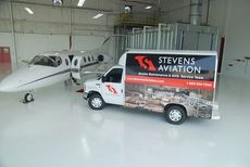 The new mobile AOG (aircraft on ground) and maintenance service vehicle has been put into service at Stevens Aviation at Greenville-Spartanburg International Airport at Greer and the SC Technology and Aviation Center.
