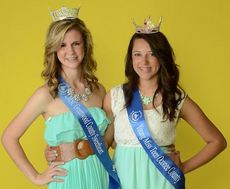 Riley Varner, left, and Madison Henderson, are best friends competing for the Little Miss South Carolina title in Hartsville this week.