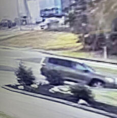 A gray SUV was described by deputies as the vehicle seen driven by the subject who allegedly vandalized a 9/11 Memorial.
 