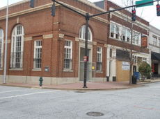 The upstairs of the former Bank of Greer is being developed into a luxury apartment and the adjacent building will house an insurance agency.