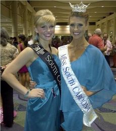 2011 Miss South Carolina Bree Boyce (right) and 2011 Miss S.C. Teen Caitlen Patton will officiate over the final week of their reign at Columbia's Township Hall.