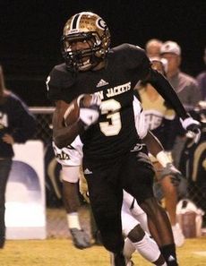 D'Anta Fleming scored on a 75-yard punt return with 15 seconds left in the first quarter tonight. Greer ousted Seneca from the playoffs.