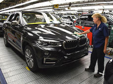 Production of the second-generation BMW X6 officially began Friday at the company’s Greer plant.