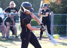 Baleigh Coker, catcher for Greer High School softball, leads the team in hitting.
 