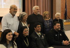 Noah Hannon had a small family reunion during his signing with Appalachian State to play football. Hannon also wished his mother, Inez, a happy birthday on signing day.
 
 