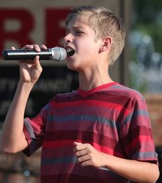 Kody Young's voice dominated the competition en route to the 2013 Greer Idol Teen championship.