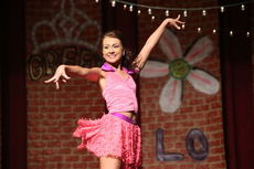 Sara Ashleigh Ponder performs a dance in the Miss Greer High School pageant Friday. Ponder won the talent portion of the pageant.