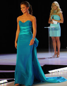 Shaylynn Simmons, 17,  Miss Reidville Teen, won Evening Gown/Onstage Question. She is the pageant's first double winner.
 
