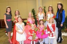 The Miss Merry Christmas Pageant winners joined Miss Greater Greer and Teen and their princesses for this group photo. They are back row, left to right: Taylor Ross, 2013 Miss Greater Greer Teen, Abby Styles, Heather Cox, Darby Dial, Anna Roberson and Lanie Hudson, 2013 Miss Greater Greer. Front row, l-r: Katerina Costa (Princess), Harper Cheatham, Ashley Hodge and Ensley Karow (Princess).