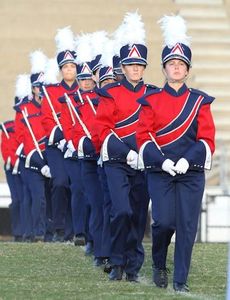 The Pride or Riverside Marching Band takes the field Saturday at the Boiling Springs Invitational.
 