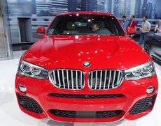The BMW X4 at the New York Auto Show.
 