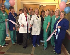 Greer Memorial Hospital celebrated its recognition becoming a Baby-Friendly birth facility with a blue and pink ribbon cutting.
 