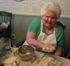 Ann Helton's homemade Apple pies are one of the fastest selling items when doors open on Big Thursday.
 
 