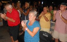 The spectators at Greer Idol Friday night paid tribute to U.S. Army Pfc. Adam Ross with an extended standing ovation.