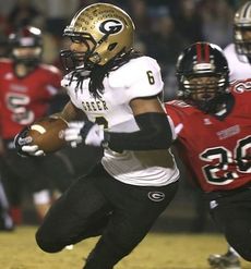 Emanuel Kelly ignited Greer's third quarter scoring by helping to tackle Ty Montgomery in the end zone for a safety. On the kickoff, Kelly ran 68 yards for a touchdown.