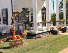 The White House Salon traditionally decorates for each season and is a lucrative stop when children trick and treat in downtown Greer.
 