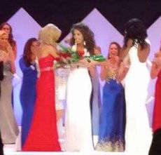 Anna Brown, Miss Greater Greer, is recognized as first runner up in the Miss South Carolina 2015 pageant.
 
