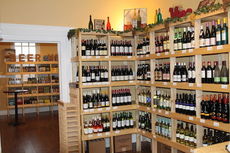 More than 200 brands of wine fill the shelves at La Bouteille.
 